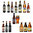Pack degustación 14 cervezas de 7 países y vaso Samuel Adams